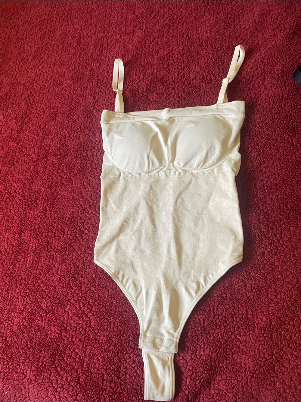 Cream Kids One-Piece Bodysuit with Adjustable Straps